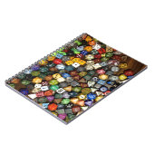 RPGのゲームのサイコロ ノートブック (左側)