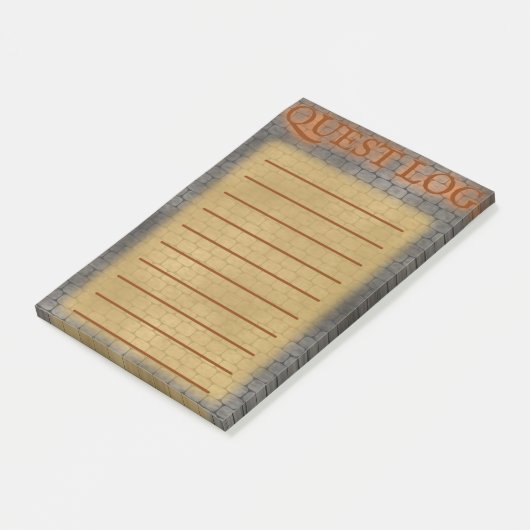 RPGの探求の丸太 ポストイット (アングル)