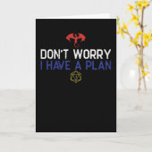 RPGの計画があるおもしろい カード (黄色い花)