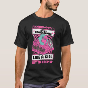 RpgガールゲームファミリーゲーマーサイコロファンタジーボードG Tシャツ