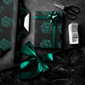 RPGクリストファーAF | エメラルドファンタジー卓上ゲーマーサイコロ ラッピングペーパー