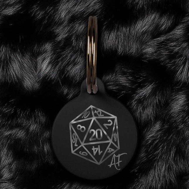 RPGクリストファーAF | オールドスクール卓上ロレプレイヤーサイコロ ペット　ネームタグ (クリエイターアップロード済み)