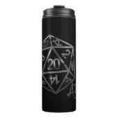 RPGクリストファーAF | ファンタジー卓上レトロゲーマーサイコロ タンブラー (正面)