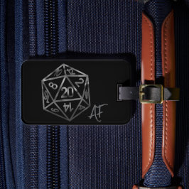 RPGクリストファーAF | ファンタジー卓上レトロゲーマーサイコロ ラゲッジタグ