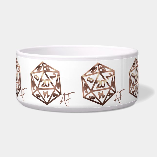 RPGクリストファーAF | 銅ファンタジー卓上ゲーマーサイコロ ボウル (正面)