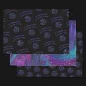 RPGクリスマス | ネブラファンタジー卓上ゲーマーサイコロ ラッピングペーパーシート