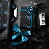 RPGクリスマス | ホロファンタジーテーブルトップゲーマーサイコロ ラッピングペーパー