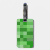 RPGゲーマーピクセルパターン ラゲッジタグ (裏面縦)