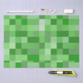 RPGゲーマーピクセルパターン 薄葉紙 (クラフト)