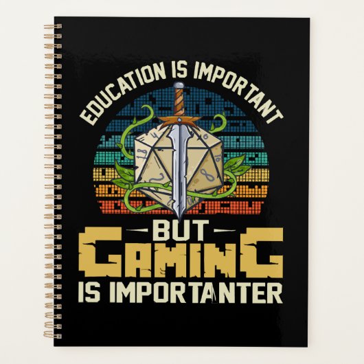 rpgゲームは重要である プランナー手帳 (正面)