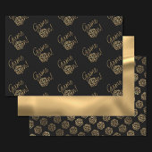 RPGゲームオン | ゴールドファンタジーテーブルトップレトロゲーマー ラッピングペーパーシート