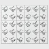 RPGゲームオン | ファンタジーテーブルトップレトロゲーマー ダイス ラッピングペーパー (フラット)