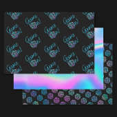 RPGゲームオン | ホロファンタジーテーブルトップレトロゲーマー ラッピングペーパーシート