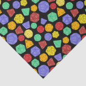 RPGゲームサイコロ、ボード、ファンタジーゲームパターン(の模様が)ある 薄葉紙 (詳細)