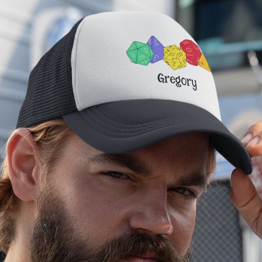 RPGゲームサイコロ、ボード、ファンタジーゲームパーソナライズされた キャップ