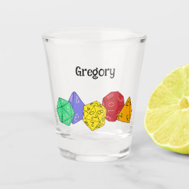 RPGゲームサイコロ、ボード、ファンタジーゲームパーソナライズされた ショットグラス