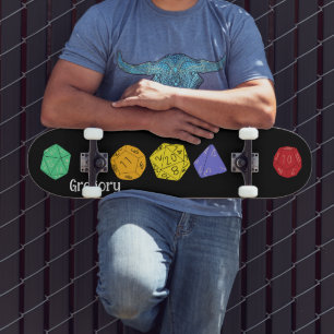 RPGゲームサイコロ、ボード、ファンタジーゲームパーソナライズされた スケートボード