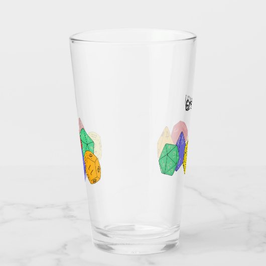 RPGゲームサイコロ、ボード、ファンタジーゲームパーソナライズされた タンブラーグラス (右)