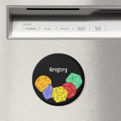 RPGゲームサイコロ、ボード、ファンタジーゲームパーソナライズされた マグネット (インサイチュ (食洗機))