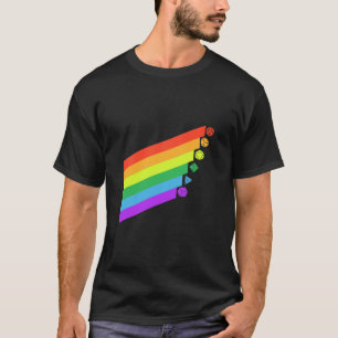 RPGサイコロゲイプライドミニマリストD20セットテーブルトップライ Tシャツ