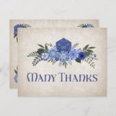 RPGサイコロゲーマー結婚ズ サンキューカード (正面/裏面)