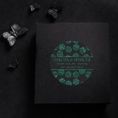 RPGサイコロ | エメラルドファンタジー卓上ゲーマーカスタム ラウンドシール