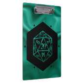 RPGサイコロ | エメラルドファンタジー卓上レトロゲーマー クリップボード (右)