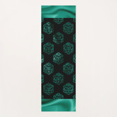 RPGサイコロ | エメラルドファンタジー卓上レトロゲーマー ヨガマット (正面)