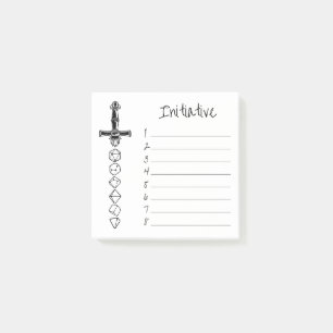 RPGサイコロ   クラシックTabletop DM Initiative Tracker ポストイット