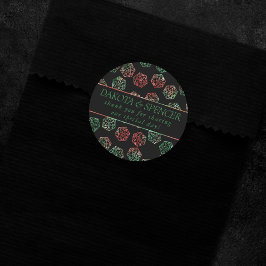 RPGサイコロ | クリスマスファンタジーテーブルトップゲーマーカスタムー ラウンドシール