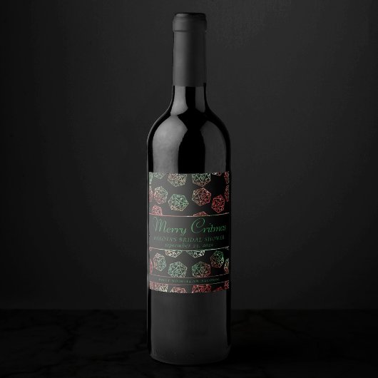 RPGサイコロ | クリスマスファンタジーテーブルトップゲーマーカスタムー ワインラベル