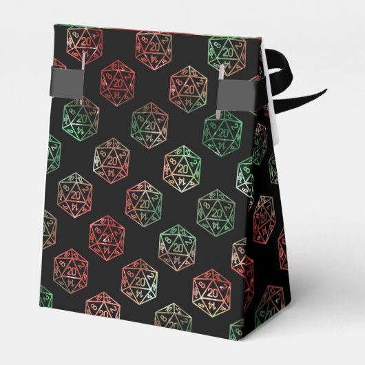 RPGサイコロ | クリスマスファンタジーレトロテーブルトップPnPゲーマー フェイバーボックス (裏面サイド)