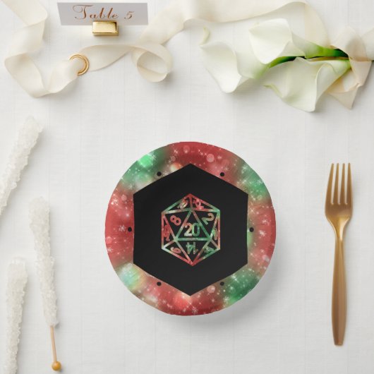 RPGサイコロ | クリスマスファンタジーレトロテーブルトップPnPゲーマー ペーパーボウル (ウェディング)