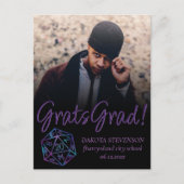 RPGサイコロ | ネブラテーブルトップレトロゲーマー卒業 案内ポストカード (正面)