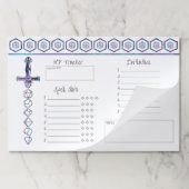 RPGサイコロ | ネブラファンタジーテーブルトップゲーマーセッション ペーパーパッド (折り畳み)