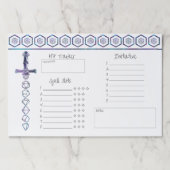 RPGサイコロ | ネブラファンタジーテーブルトップゲーマーセッション ペーパーパッド (正面)
