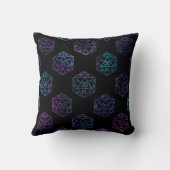 RPGサイコロ | ネブラファンタジーレトロテーブルトップPnPゲーマー クッション (裏面)