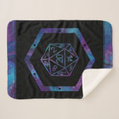 RPGサイコロ | ネブラファンタジーレトロテーブルトップPnPゲーマー シェルパブランケット (正面(横))