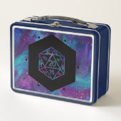 RPGサイコロ | ネブラファンタジーレトロテーブルトップPnPゲーマー メタルランチボックス (正面)