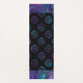 RPGサイコロ | ネブラファンタジーレトロテーブルトップPnPゲーマー ヨガマット (正面)