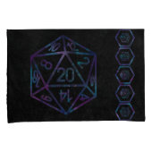 RPGサイコロ | ネブラファンタジーレトロテーブルトップPnPゲーマー 枕カバー (正面右)