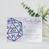 RPGサイコロ | ネブラファンタジー卓上ゲーマーエントリー 出欠カード (スタンド正面)