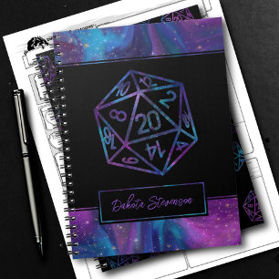RPGサイコロ ネブラファンタジー卓上ゲーマーキャラクター ノートブック
