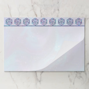 RPGサイコロ   ネブラファンタジー卓上ゲーマーブランディング ペーパーパッド