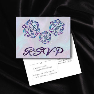 RPGサイコロ ネブラファンタジー卓上ゲーマーミールRSVP インビテーションポストカード