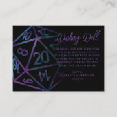 RPGサイコロ | ネブラファンタジー卓上願い井戸 エンクロージャーカード (正面)