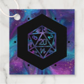 RPGサイコロ | ネブラレトロ卓上ゲーマーサンキュー フェイバータグ (正面)