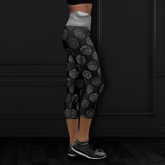 RPGサイコロ | ファンタジーオールドスクールテーブルトップレトロゲーマー カプリレギンス