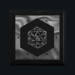 RPGサイコロ | ファンタジーオールドスクールテーブルトップレトロゲーマー ギフトボックス<br><div class="desc">それは常にGAME ONだから、あなたの武器とイニシアティ転がブを選択する…ノベルティギークCHICゲーマー結婚の/パーティーテーマは、ドラゴンやダンジョン・マスター(DM/GM)のロープレイ魔法の魔法使いの層のための自然20の20面の二面体サイコロを搭載した古い学校卓上型RPGペン/鉛筆と紙(PnP)ファンタジーロールプレーヤーに最適！その他の色やマッチ商品については、JustFharryn Zazzleストアwww.zazzle.com/store/justfharryn/products全著作権所有。#gamerchic #zazzlemade</div>