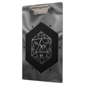 RPGサイコロ | ファンタジーオールドスクールテーブルトップレトロゲーマー クリップボード (左)